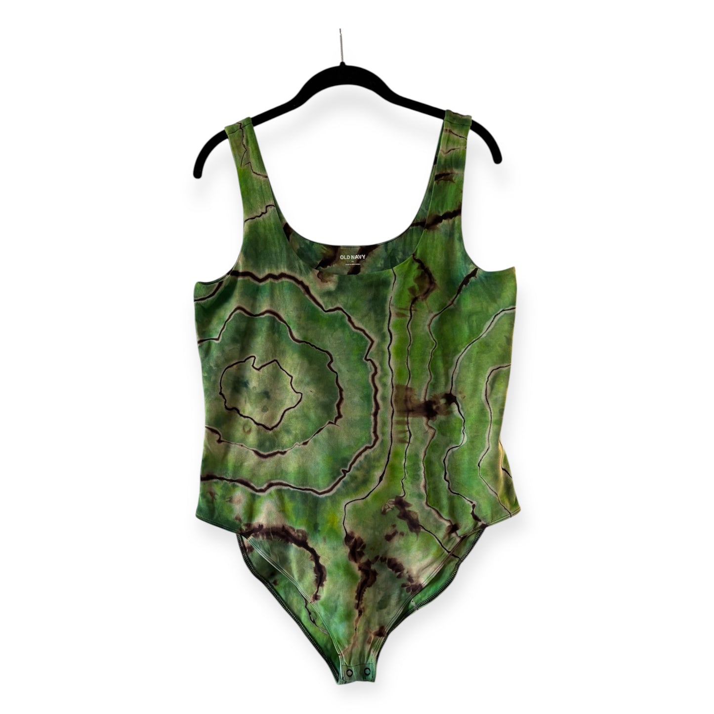 Custom reverse sleeveless bodysuit