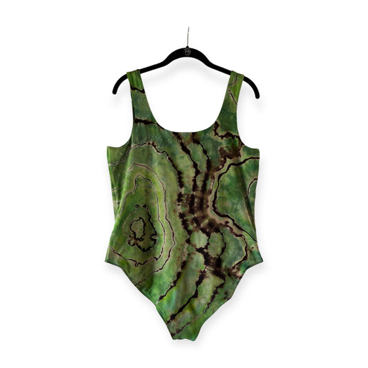 Custom reverse sleeveless bodysuit
